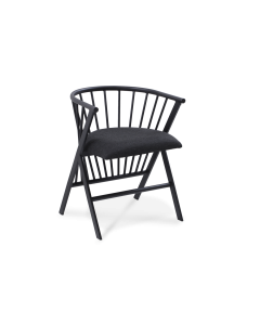 SILLA BUDA ARPA METAL NEGRO