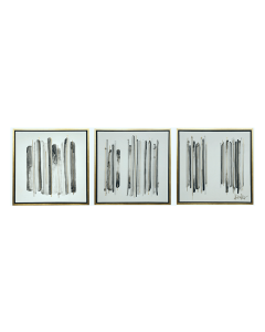 SET DE 3 CUADROS WH 1542 SILVERLINE