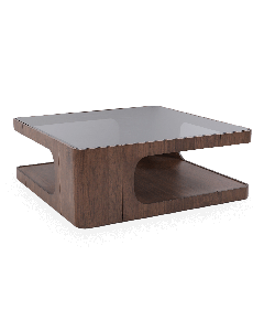 MESA DE CENTRO MILÁN CRISTAL HUMO