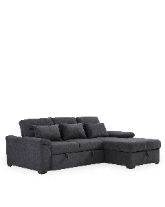 SOFÁ CAMA CHAISE DERECHO CLOOP GRIS