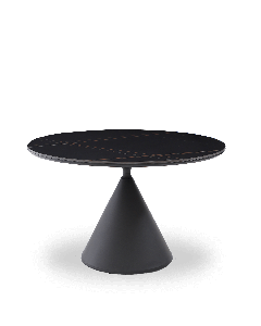MESA DE COMEDOR WINSTON REDONDA NEGRA