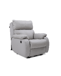 RECLINABLE ELÉCTRICO PIEL REST SILVER