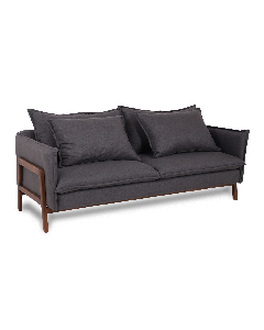 LOVE SEAT LOMBARDI CHARCOAL