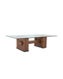 MESA DE COMEDOR ADELY CRISTAL 160