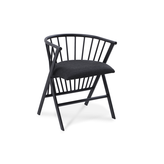 SILLA BUDA ARPA METAL NEGRO