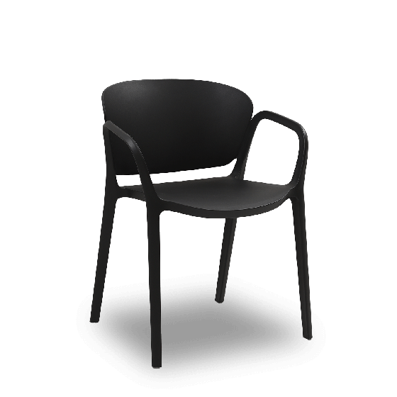 SILLA DE JARDÍN TINA NEGRO