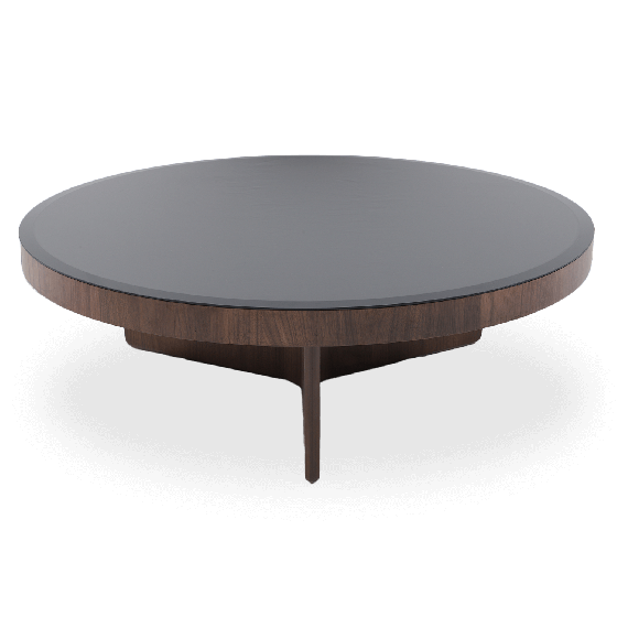 MESA DE CENTRO LUNA CRISTAL NEGRO