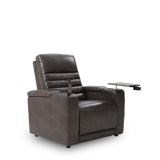 SILLÓN RECLINABLE ELÉCTRICO KM859 PIEL