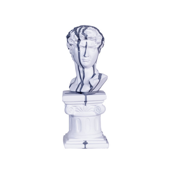 FIGURA DAVID MINI BLANCO GRIS