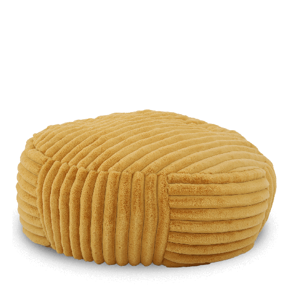 SILLÓN PUFF PRAGA MUSTARD