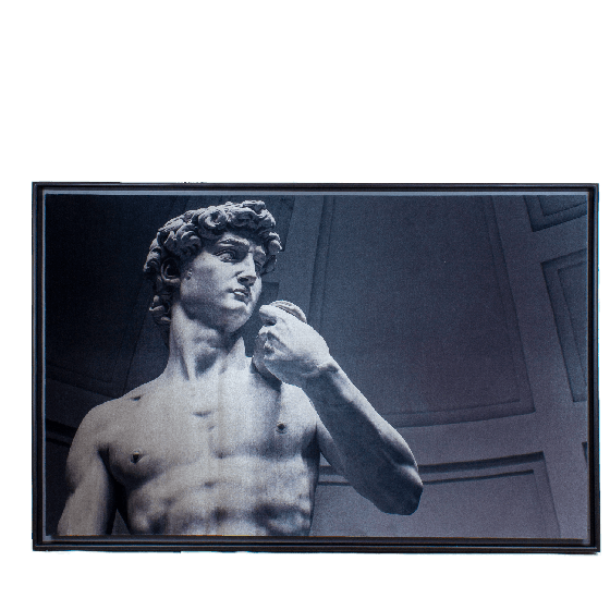 CUADRO DAVID 130X200 GRIS