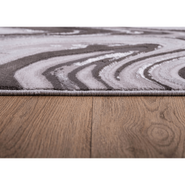 TAPETE AYDA T9018 GRIS PLATA 160X230