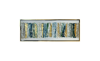 CUADRO WH-PLC 002 PANTONE II ORO 60X160