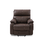 RECLINABLE ELÉCTRICO REST PIEL ALMOND