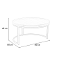 MESA DE CENTRO LEONORE HUMO