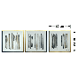 SET DE 3 CUADROS WH 1542 SILVERLINE