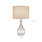 LÁMPARA DE MESA BRITE LITE AM430 HUMO