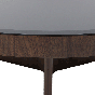 MESA DE CENTRO LUNA CRISTAL NEGRO