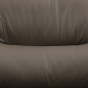 SILLÓN BLUE PIEL GRIS CLARO