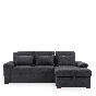 SOFÁ CAMA CHAISE DERECHO CLOOP GRIS