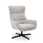 SILLÓN OCASIONAL GIRATORIO RENAUD BEIGE