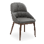 SILLA 1827P MAGNO DE PIEL GRIS