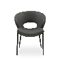 SILLA DE PIEL KY-8003 GRIS