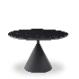MESA DE COMEDOR WINSTON REDONDA NEGRA