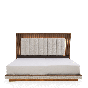CAMA MOSCÚ NOGAL QUEEN