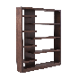 LIBRERO MODULAR SCARLETT TONO NOGAL