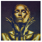 CUADRO SHINY WOMAN DORADO