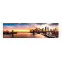 CUADRO BROOKLYN ATARDECER AZUL